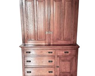 Flawless Mission or Art and Crafts oak armoire. Available for pre-sale starting Wed/Feb 19. Call or text 931-996-2642 for pricing and details on or after the 19th.