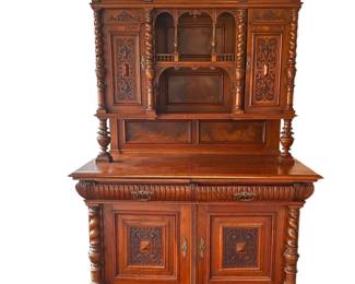 STUNNING Renaissance Revival era buffet cabinet. Available for pre-sale starting Wed/Feb 19. Call or text 931-996-2642  for pricing and details on or after the 19th.