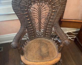 VINTAGE WICKER ROCKING CHAIR