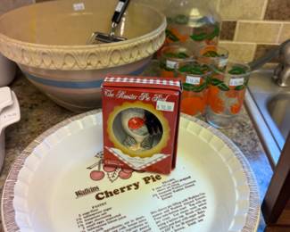 Cherry Pie Baking Plate
