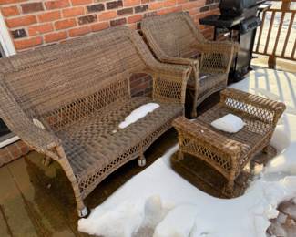 Outdoor Wicker Set