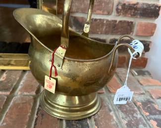 Brass Scuttle Bucket