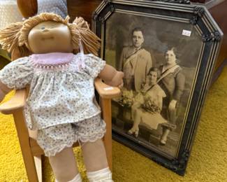 Vintage  Frame, Cabbage Patch Doll
