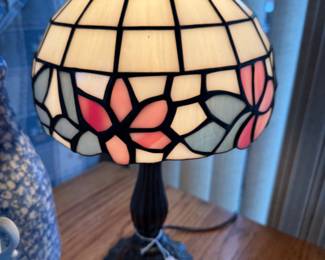 Floral Stained Glass Lamp