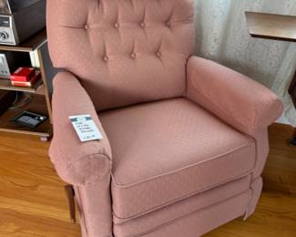 Pink La-Z-Boy Recliner