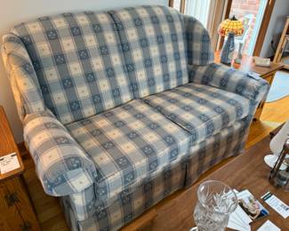 Plaid Loveseat