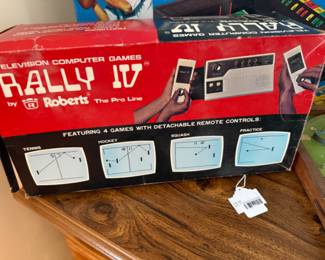 Rally IV Television Computer Game