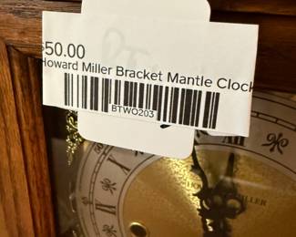 Howard Miller Bracket Mantle Clock