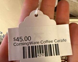 Corning Ware Coffee Carafe