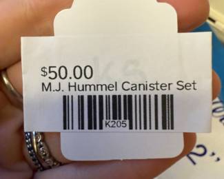 M.J Hummel Canister Set 