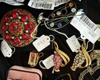 Sterling Painter Palette Brooch