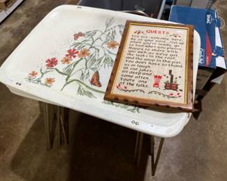 Butterfly folding Trays
