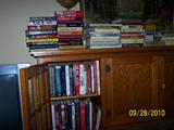 Hundreds of nice current hardcover and paperback books.
