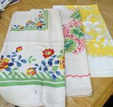 vintage tableclothes