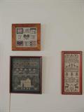 LARGE NUMBER OF VINTAGE SAMPLERS