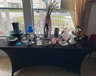 Find the Fenton pieces.