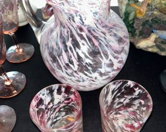 Fenton Pitcher w/2 Glasses