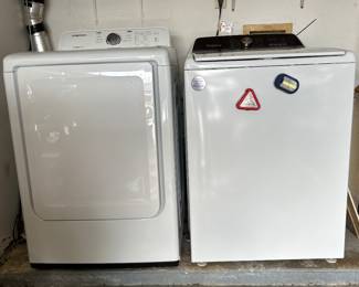 Samsung Dryer and Whirlpool Washer. Both fairly new.