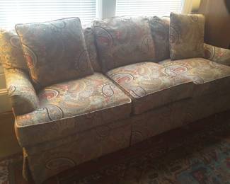 Sofa..very pretty paisley print... great condition 