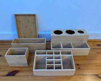 bathroom organizer set