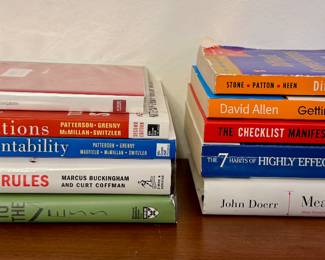 Set of business and leadership books — great gift for a recent grad or early career 