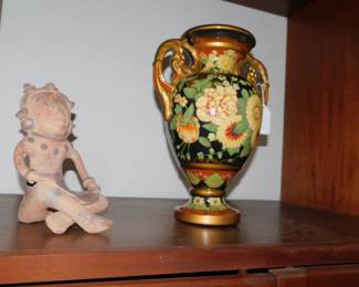 Italian Urn and Figurine