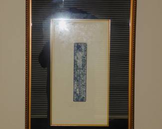 Lithograph "St George The Dragon Slayer" Signed Chrest North Carolina Artist.