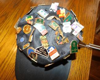 Olympic And Various Pin Backs Cap