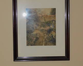 Signed Wallace Nutting Print