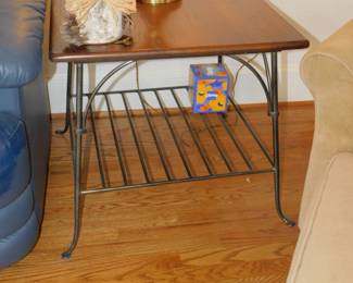 Iron End Table