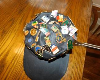 Olympic And Various Pin Backs Cap