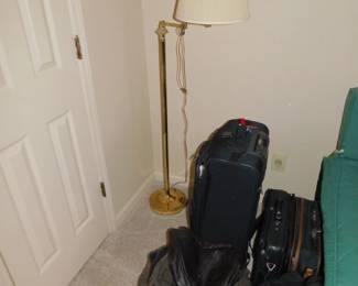 Luggage & Floor Lamp