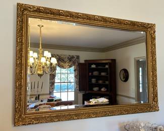 gold framed mirror