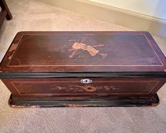Cylinder music box. Needs repair