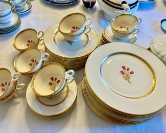 Lenox Bradford. 54 pieces. Service for 12 minus a saucer and 5 bread plates