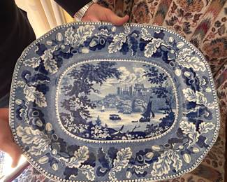Ralph Stevenson Windsor Castle transferware platter