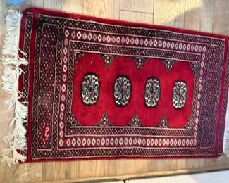 24.5" by 43" antique rug