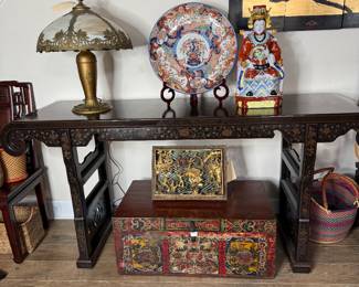 Vintage Drexel Heritage Chinoiserie Alter Table 