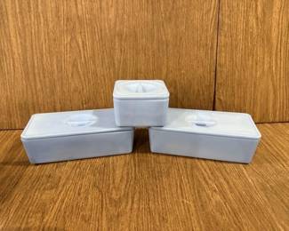 BLUE DELPHITE REFRIGERATOR SET