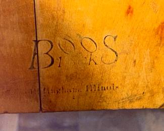BOOS BLOCK ANTIQUE BUTCHER BLOCK