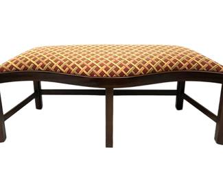 solid mahogany bench 