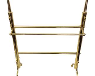 brass quilt rack