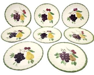 several lots Blue Ridge pottery Fruit Fantasy 