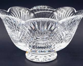 Waterford crystal footed bowl