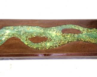 unique epoxy river table top 