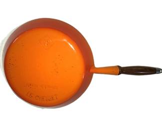 vintage Le Creuset frying pan 
