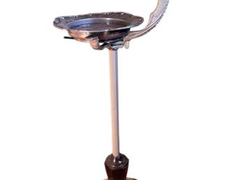 Vintage Wilcox Silver Plate Ashtray Smoking Stand