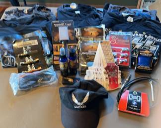 Rock Concert TShirts And Guitar Accessories 