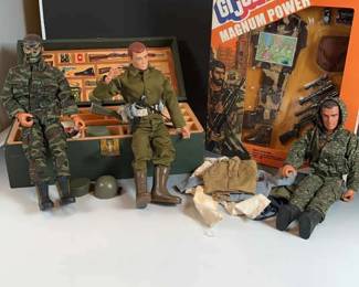 GI Joe Figures, Trunk, Accessories