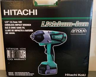 Hitachi Lithiuion Cordless Impact Wrench